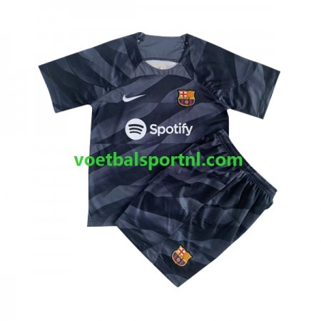 FC Barcelona Doelman Kind Uit Tenue 2023-24